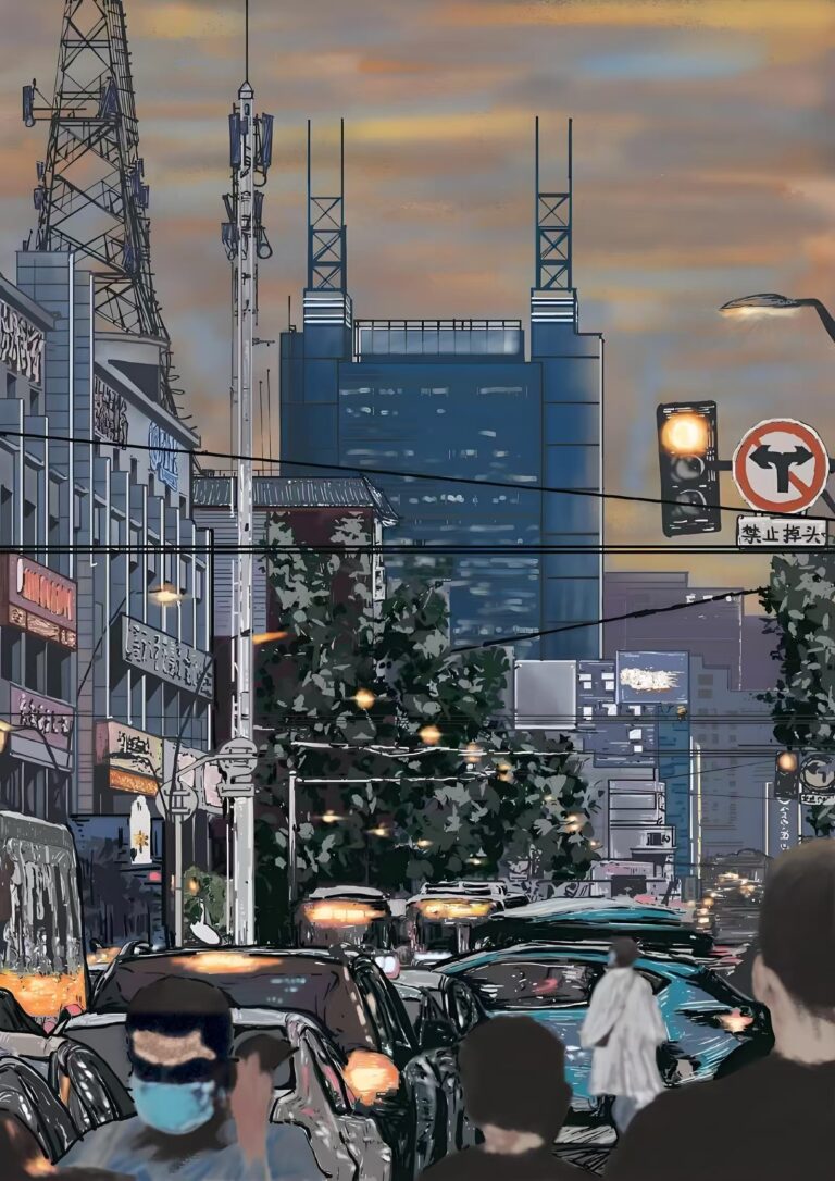 半写实数字插画