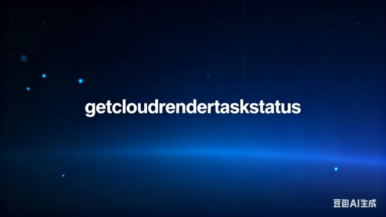 get Cloud RenderT ask Status
