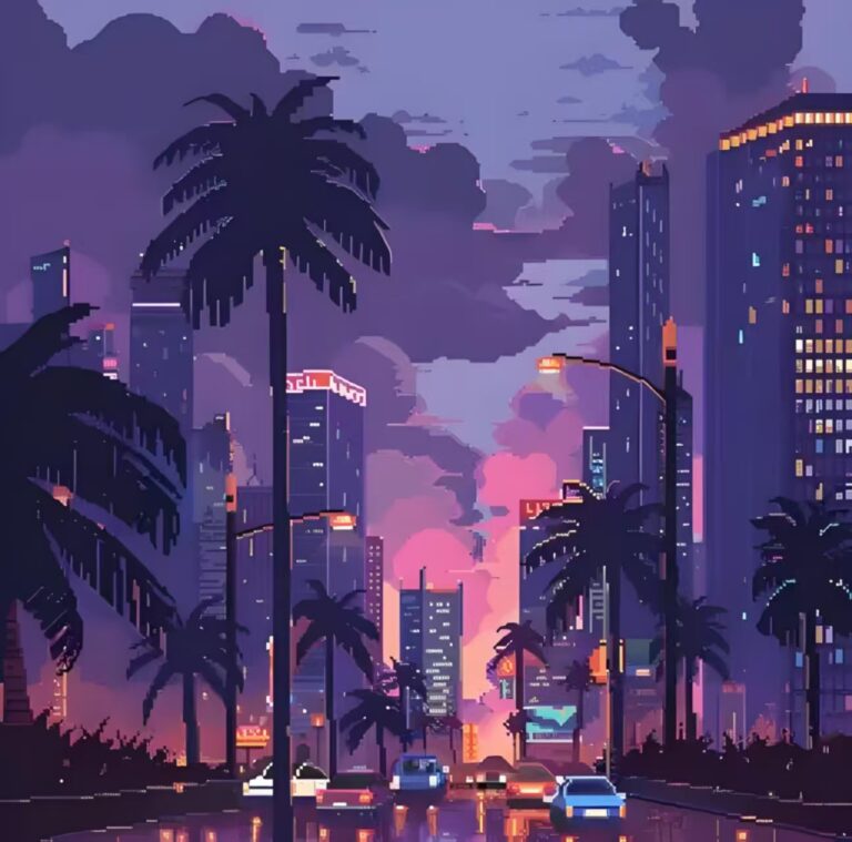 情感都市像素风